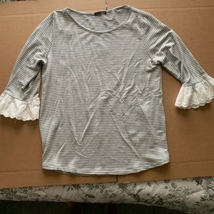 Women’s 3/4 Sleeve Striped Top
